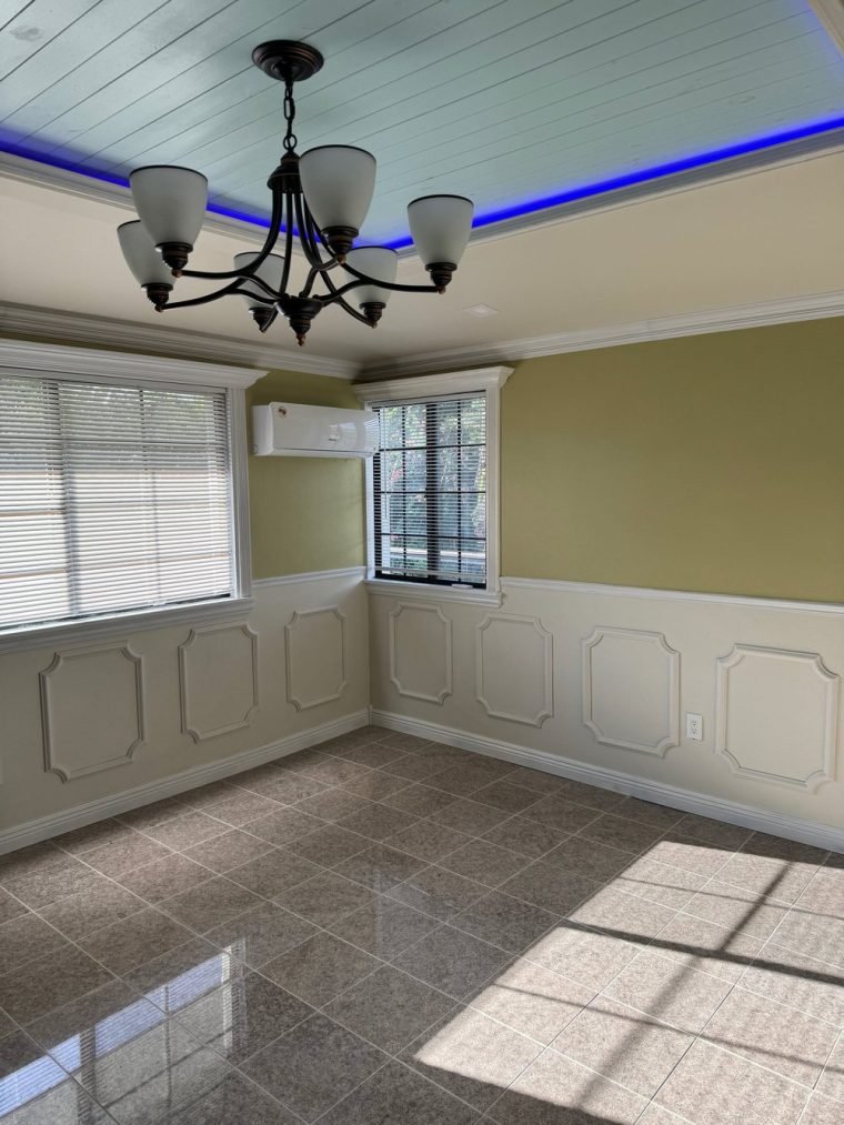 Master bedroom, finished.